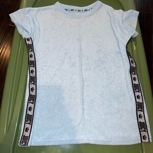 Juicy Couture women’s Xsmall Light Blue Tee with Logo Trim